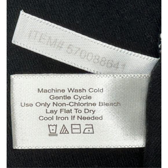 Boston Proper Black Ruched Long sleeve Turtleneck L - Picture 10 of 10